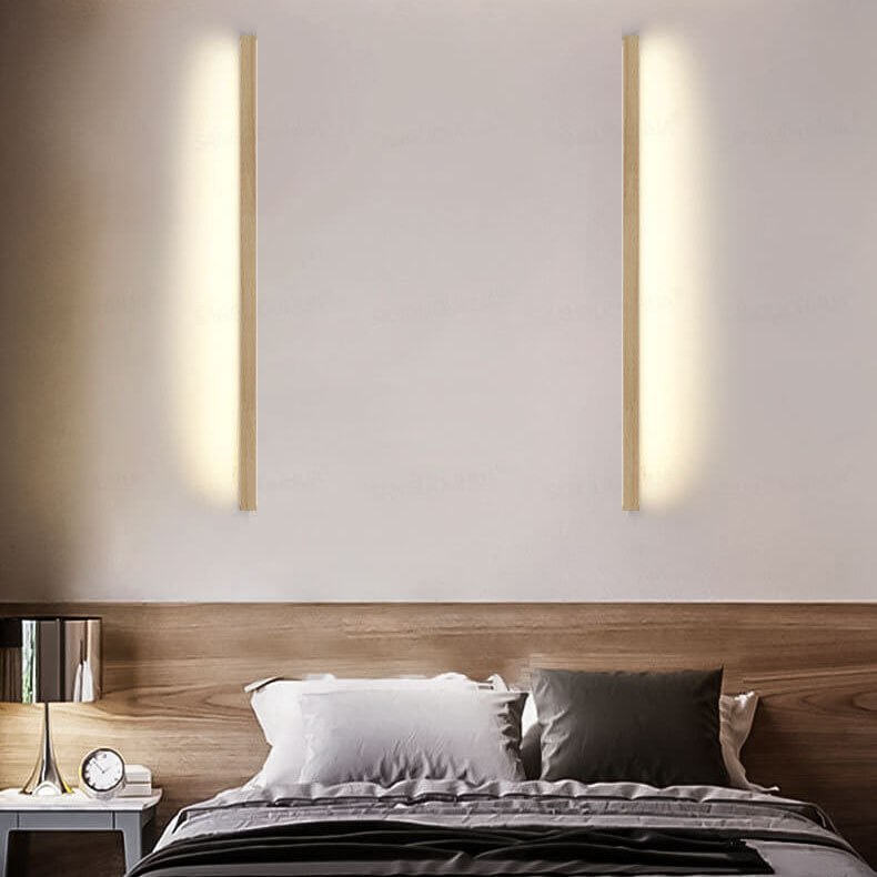 Lampada da Parete in Legno Minimalista – Illuminazione Atmosferica per Ogni Ambiente