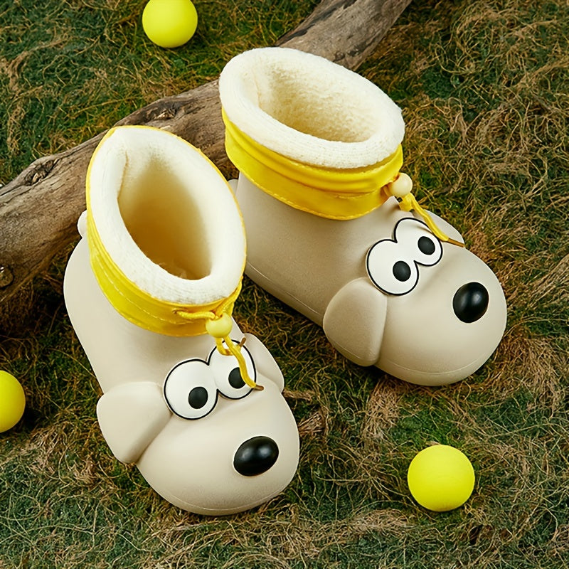 Stivali da Pioggia Peluche per Bambini - Caldi e Giocosi per Giornate Piovose