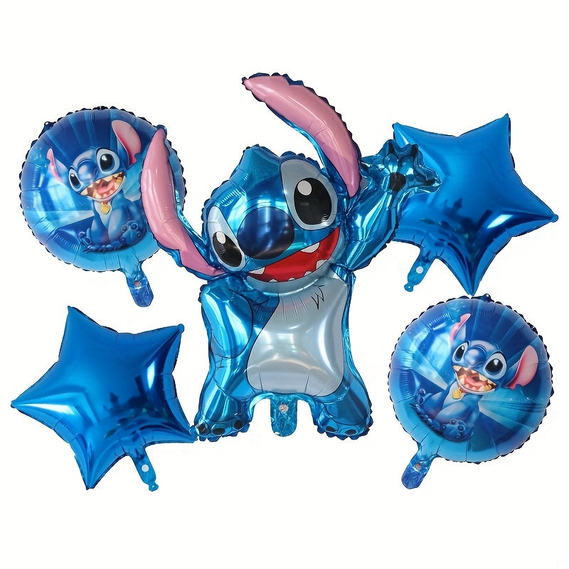 Set di Palloncini Stitch – 5 Pezzi per una Festa Magica
