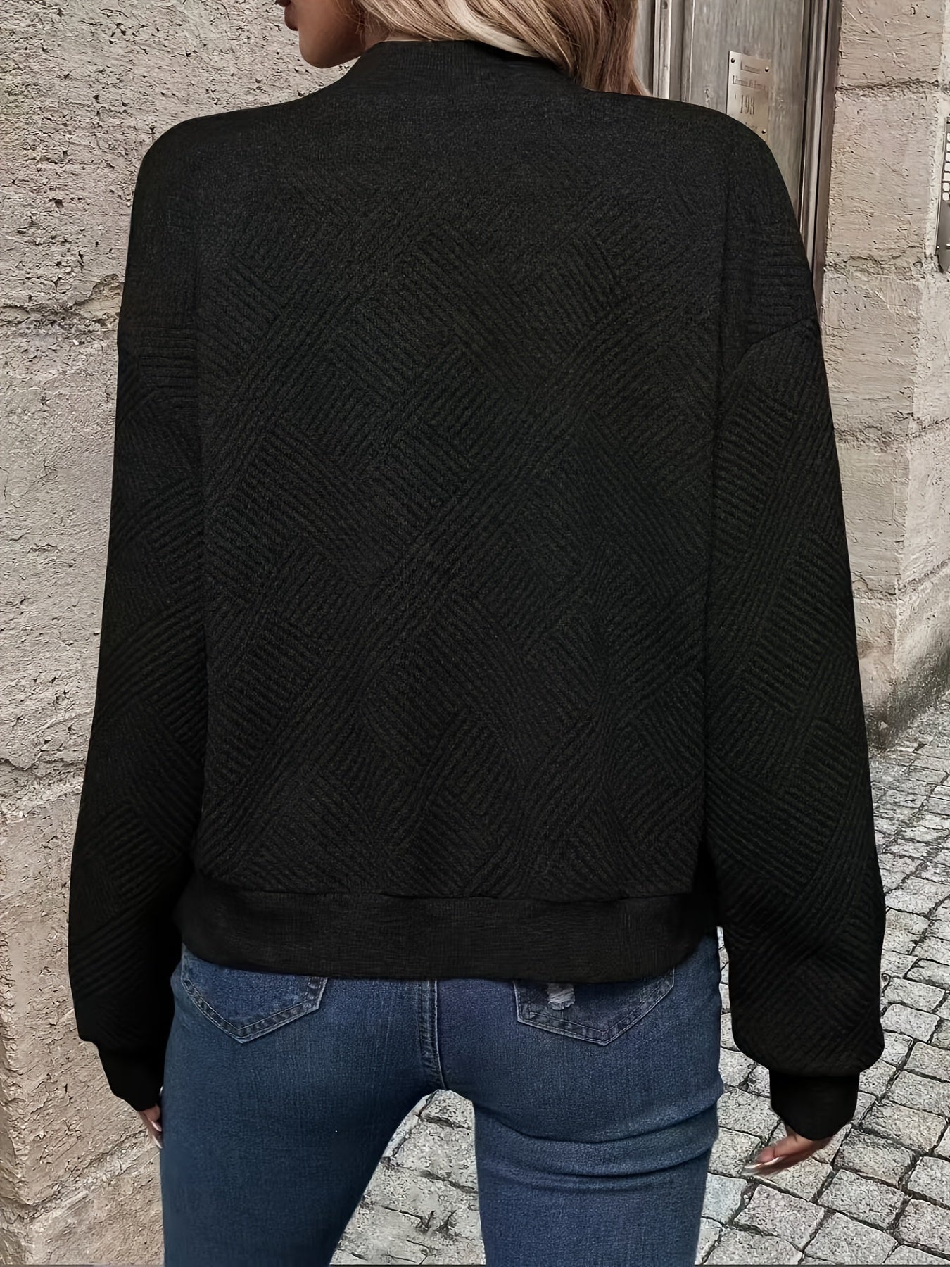 Giacca Bomber Woven Elegante – Perfetta per Primavera e Estate