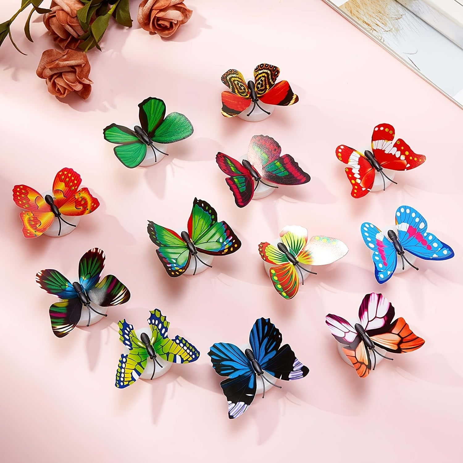 Lampade LED ButterflyGlow - Magica Illuminazione 3D a Farfalla