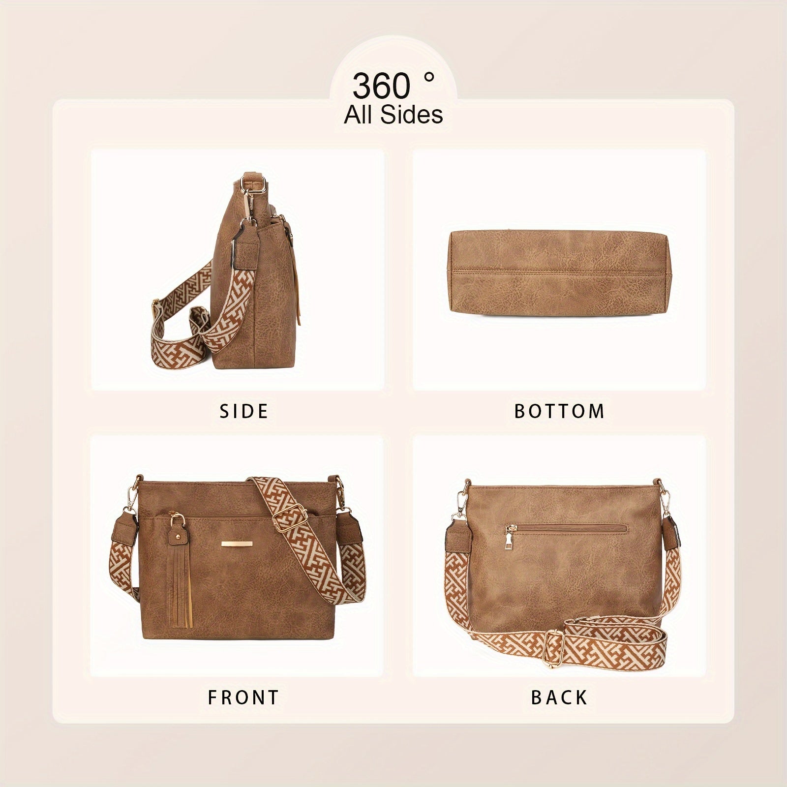 Chique PU Borsa a Spalla – Elegante e Spaziosa per Ogni Occasione