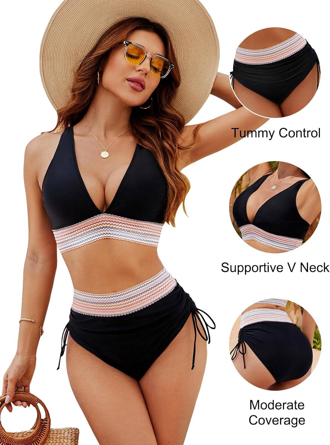 Elegante Bikini Modellante – Sostegno e Comfort per la Spiaggia