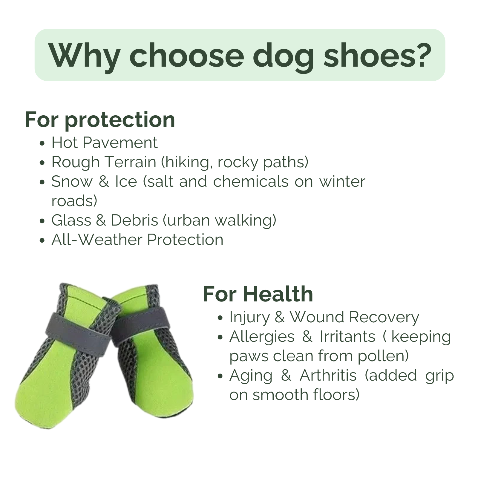 PawGuard Scarpe per Cani – Protezione Confortevole per Ogni Stagione