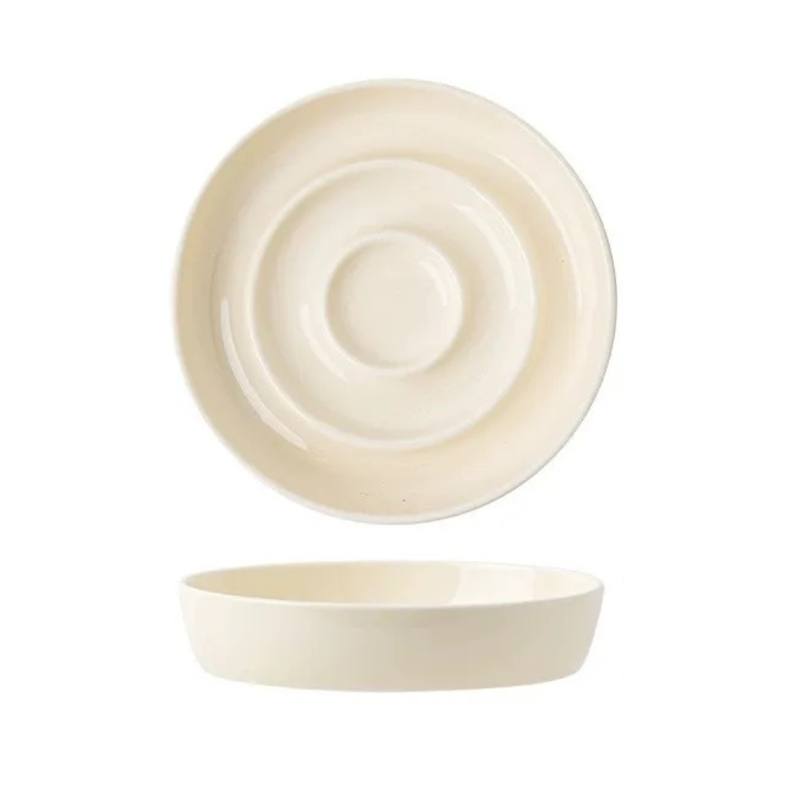 FeastFlow Ciotola – Ciotola in Ceramica per Alimentazione Lenta per Piccoli Animali Domestici