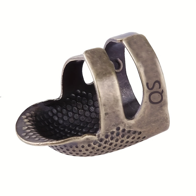 Dita di Metallo Vintage – Protezione Robusta durante la Cucitura