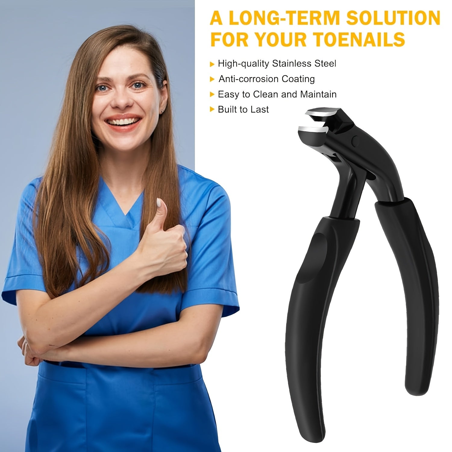 Tagliaunghie Professionale per Dita dei Piedi – Robusto e Confortevole