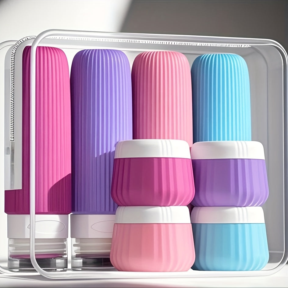 Set di Flaconi da Viaggio Pratici – Sicuri e Comodi per Viaggiare