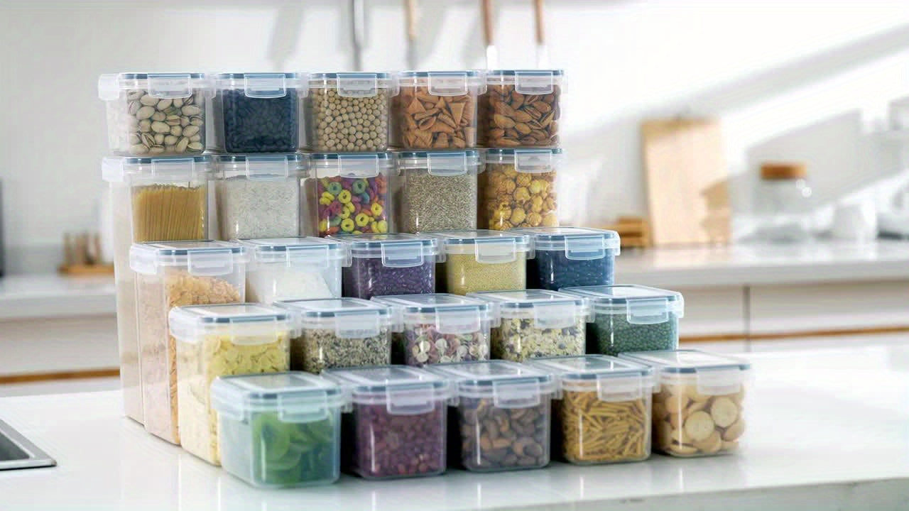 Set di Contenitori per Cucina Premium da 24 Pezzi – Pratico e Ordinato