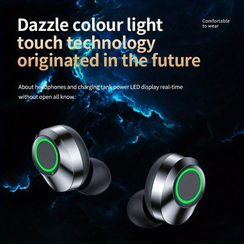 Cuffie Stereo Wireless con Custodia di Ricarica – Sportive, Confortevoli e Suono Hi-Fidelity