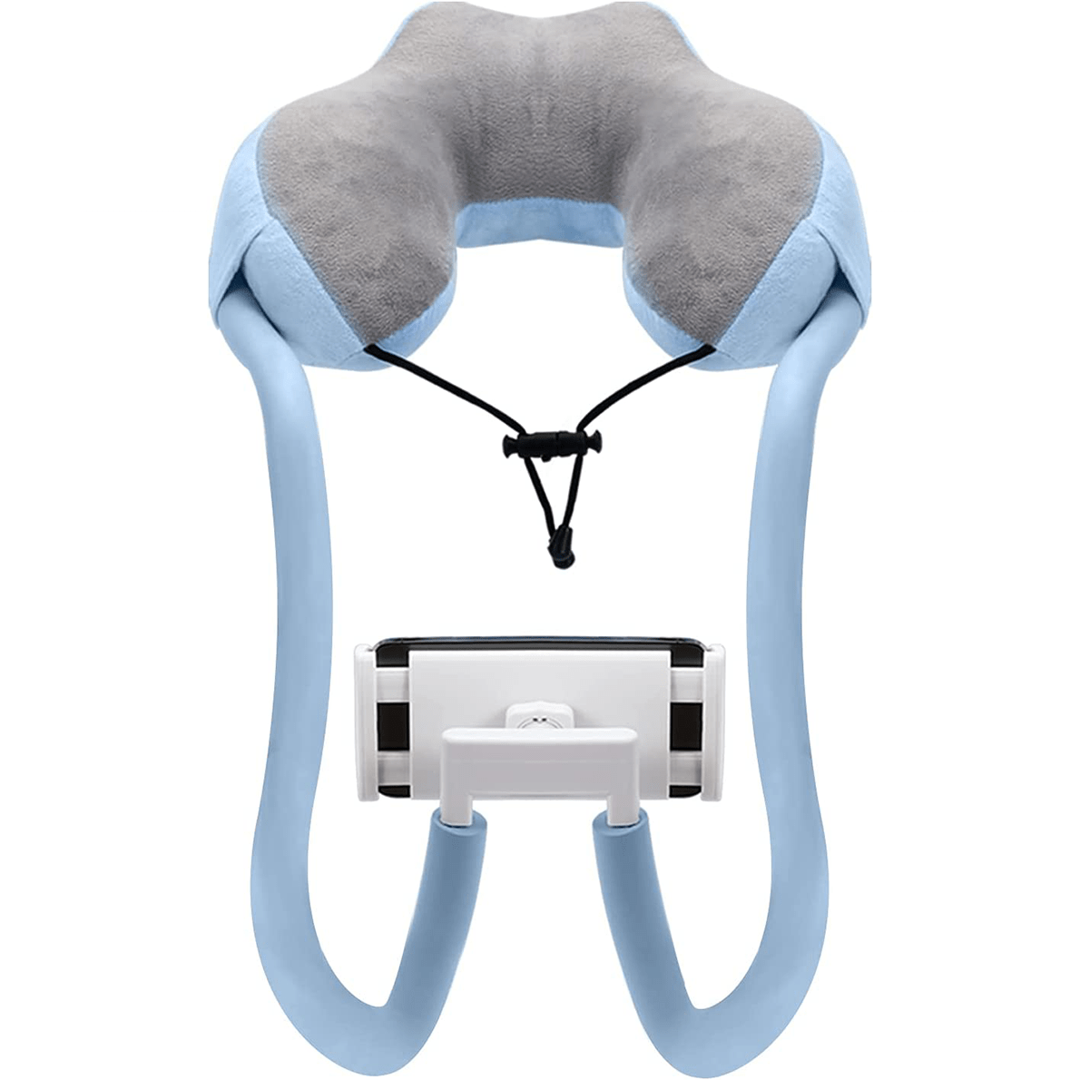 ViaggiLusso Supporto per il Collo Regolabile con Porta Telefono - Per Comfort e Facilità