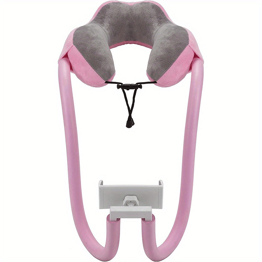 ViaggiLusso Supporto per il Collo Regolabile con Porta Telefono - Per Comfort e Facilità