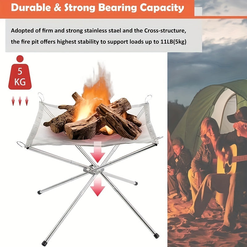 CampFire Compact Focolare – Portatile, Robusto e Pratico per Uso Esterno