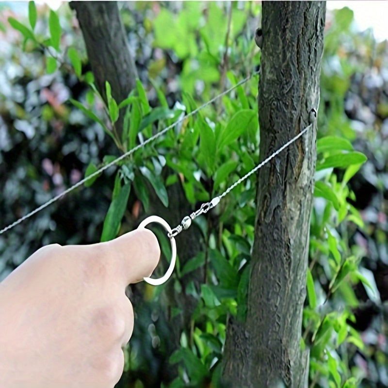 Seghetto Multifunzionale in Acciaio Inossidabile – Strumento Essenziale per la Sopravvivenza per Campeggio e Avventure all'Aperto