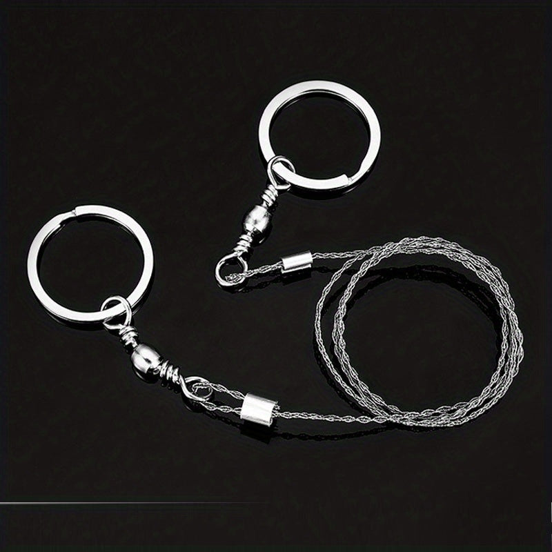 Seghetto Multifunzionale in Acciaio Inossidabile – Strumento Essenziale per la Sopravvivenza per Campeggio e Avventure all'Aperto