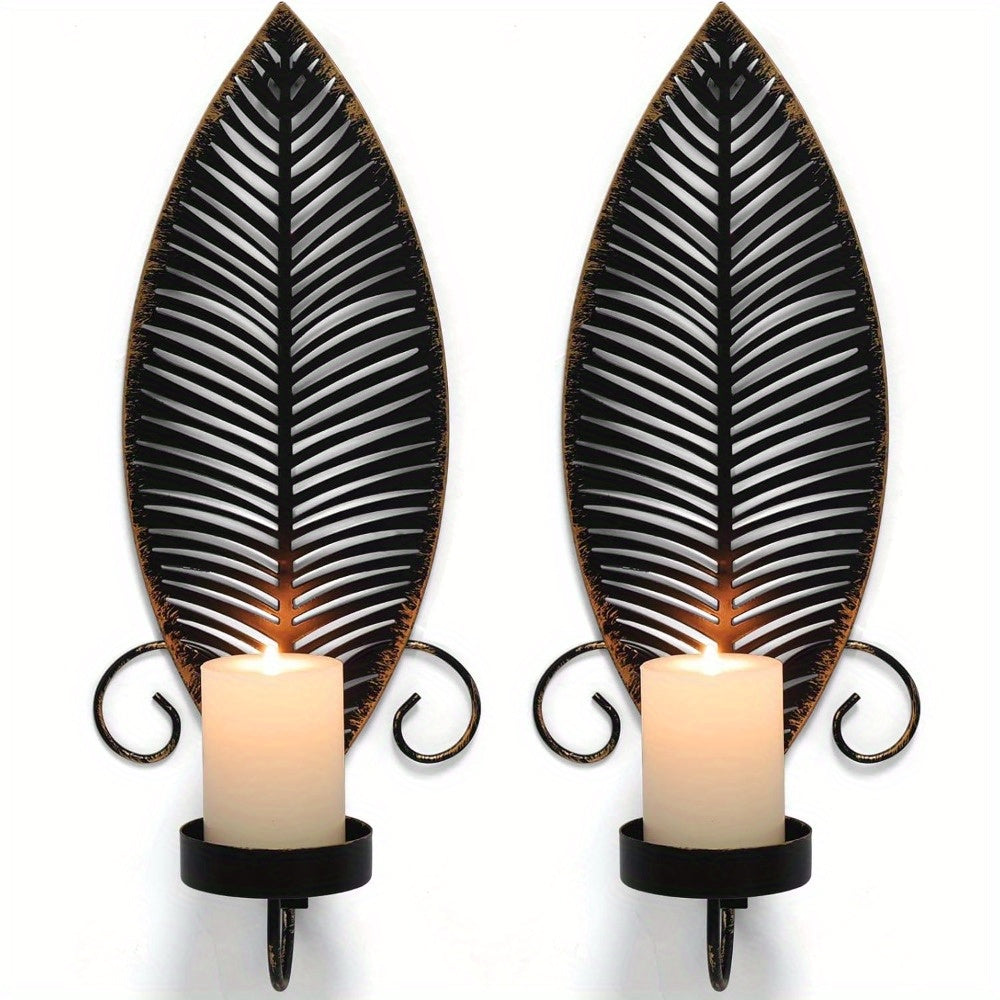 Lampade da Parete con Motivo Foglia - Decorazione Accogliente per Ogni Ambiente