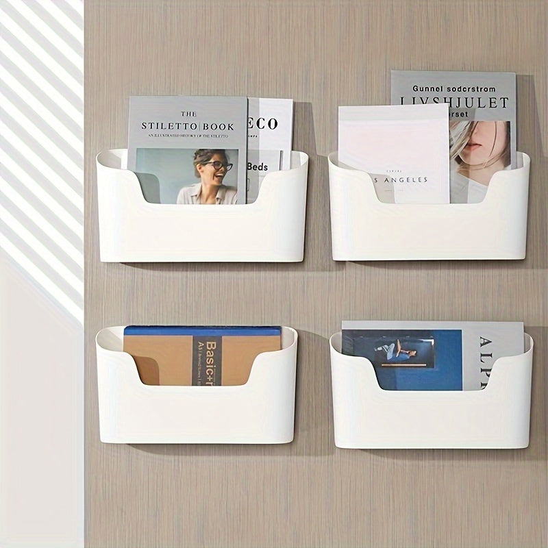 Set di Organizer da Parete a 2 Pezzi – Compatto e Pratico per Spazio di Archiviazione Immediato Senza Trapano