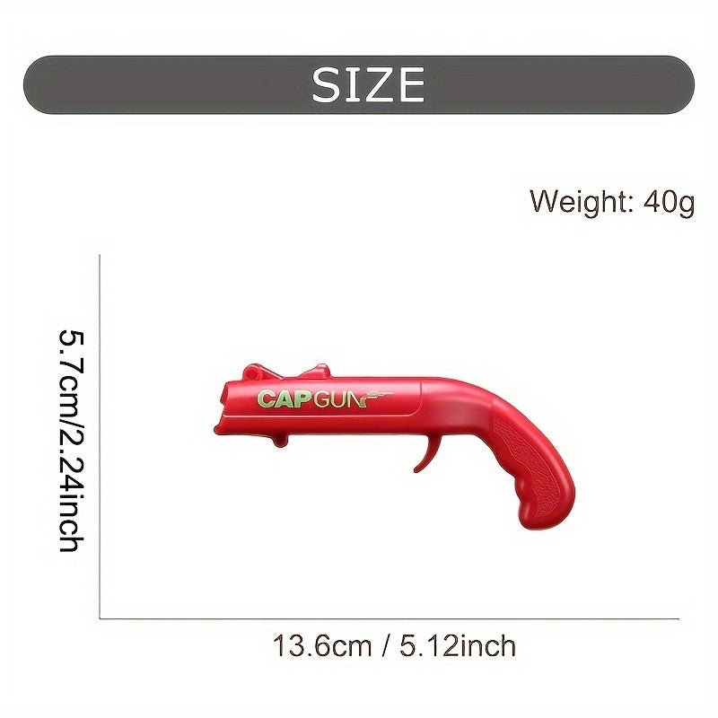 Pistola a Caps Giocattolo – Pistolino Creativo con Effetti Sonori e Luminosi per Feste e Giochi