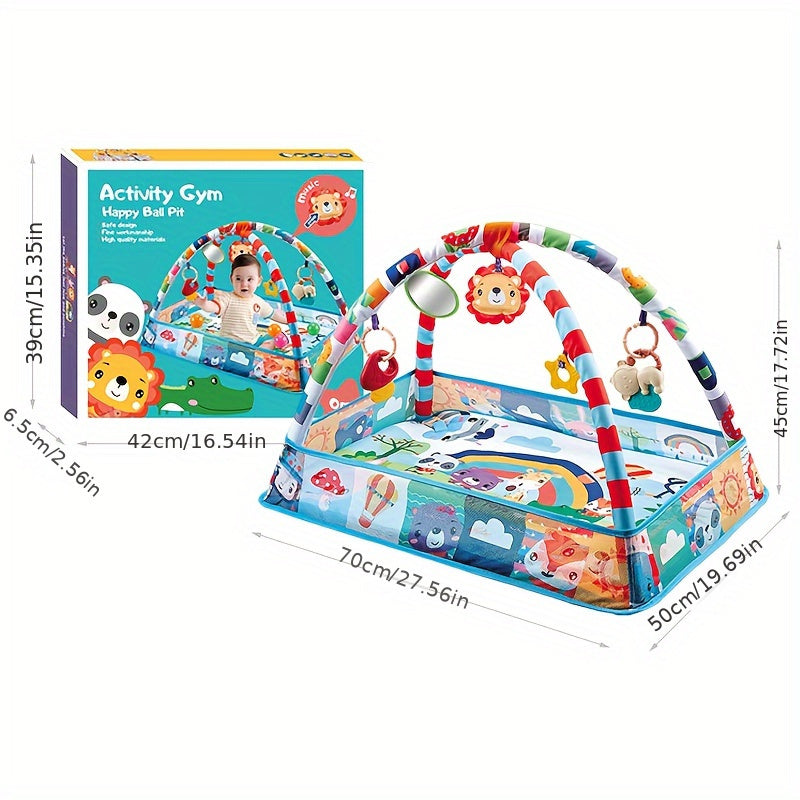Happy Play Gym - Tenda da Gioco Colorata con Accessori per Neonati