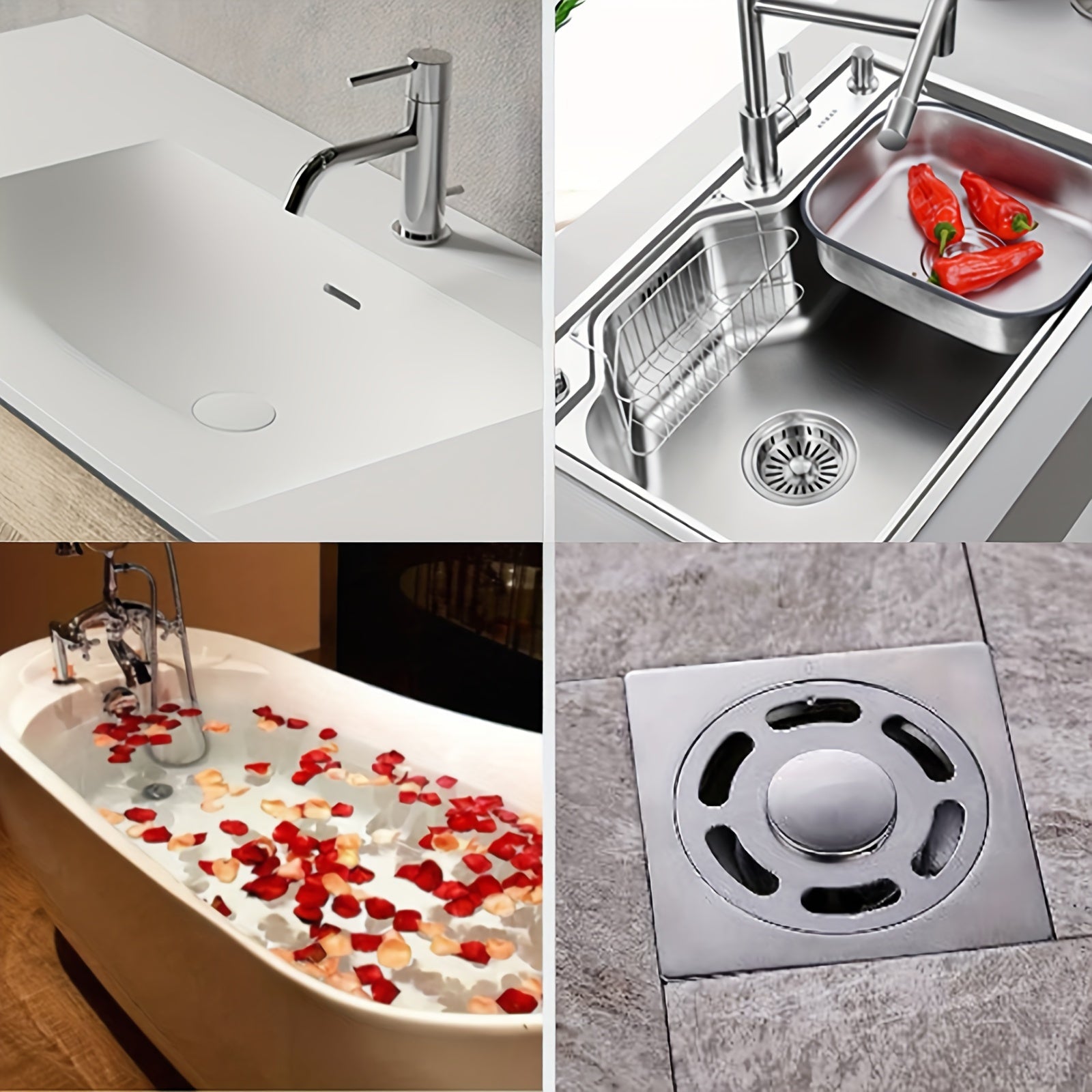 Cattura Capelli Usa e Getta per Doccia - Per uno Scarico Pulito e Libero