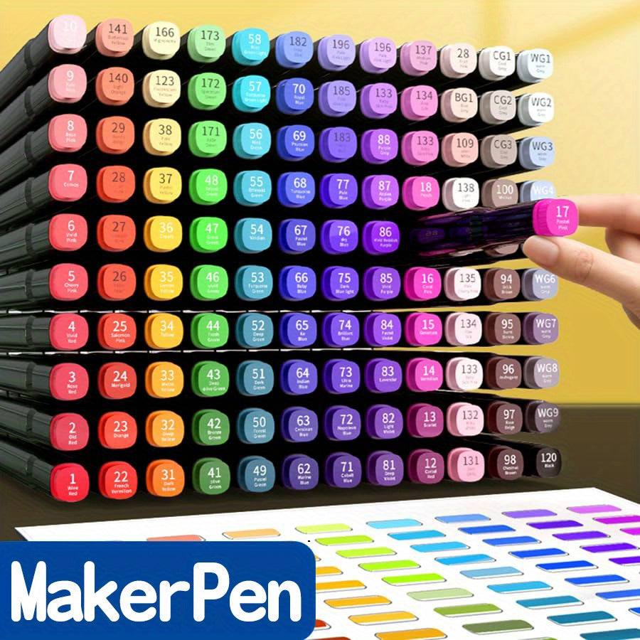 TouchHero Set di 168 Pennarelli a Base di Alcol – Professionale e Versatile