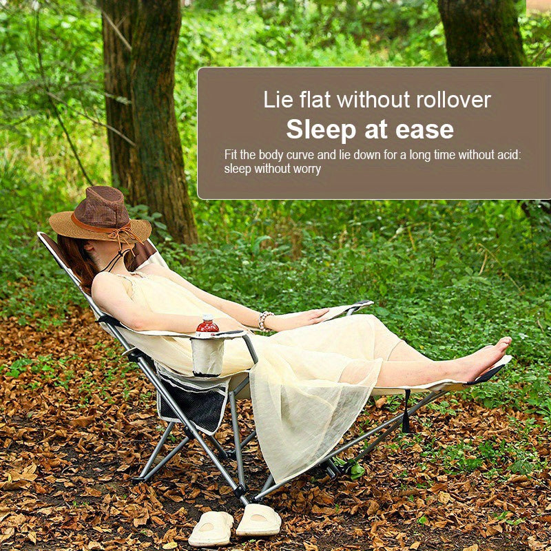 Sedia da Spiaggia Leggera e Pieghevole – Ideale per Campeggio, Pesca e Relax