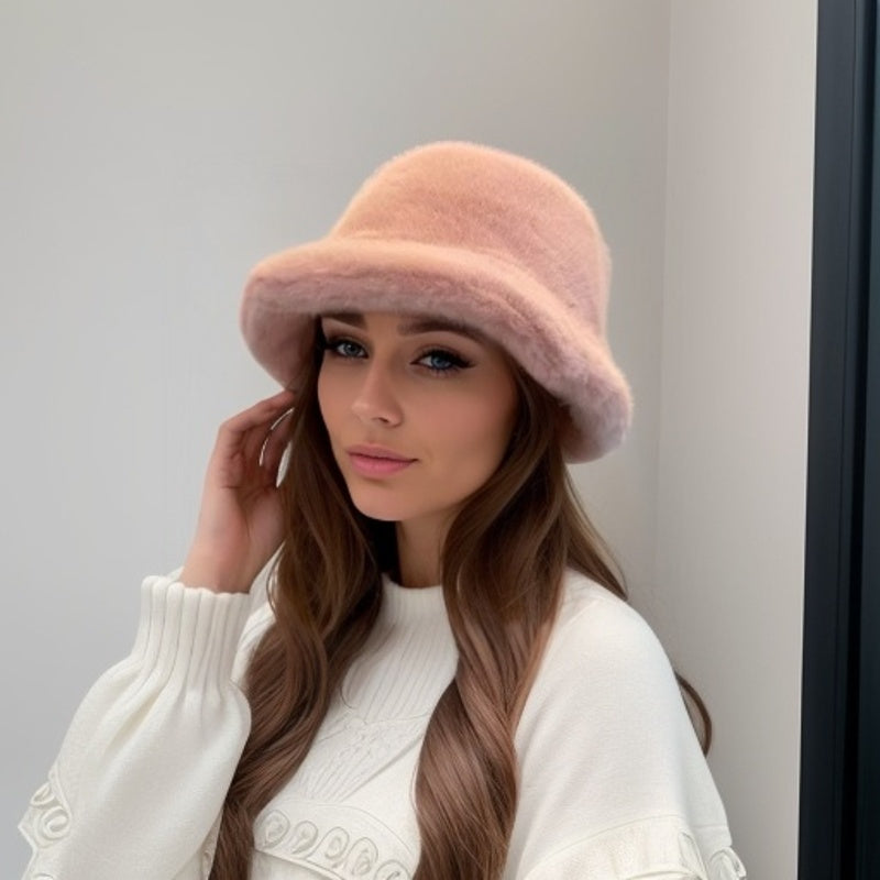 Cappello Invernale Fleur – Pelliccia Sintetica di Lusso con Protezione per le Orecchie