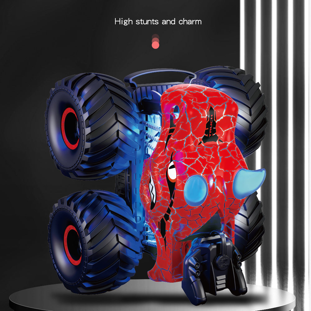 DinoBlaze Macchina acrobatica - Spettacolare Monstertruck RC con Fumo e Luce