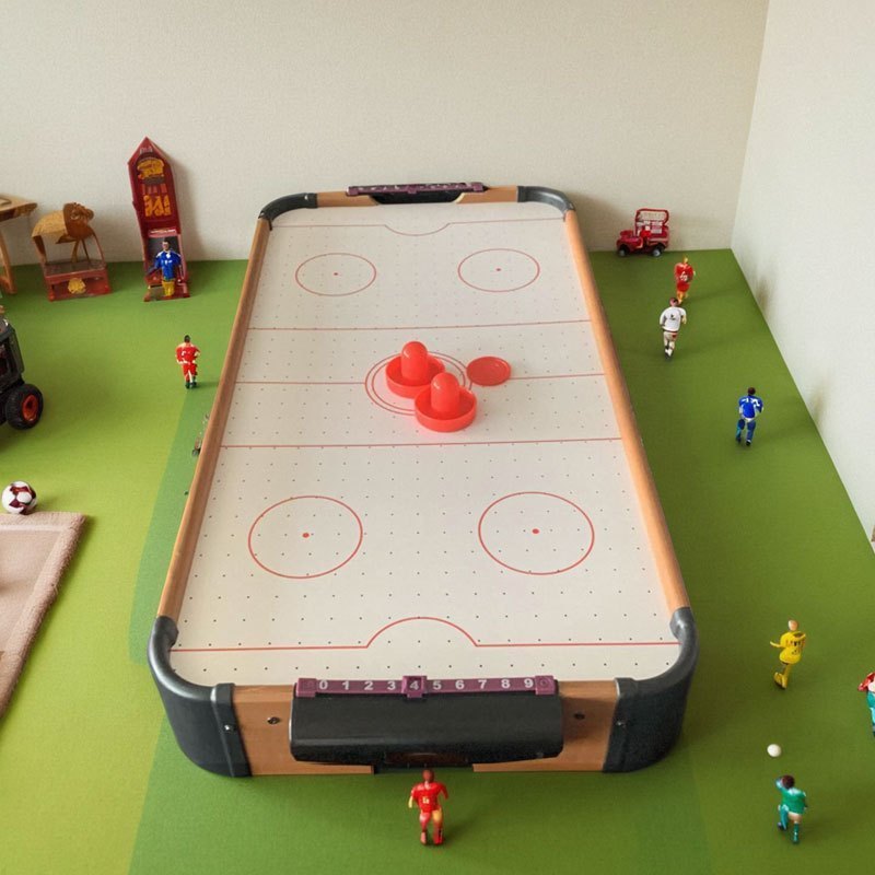 Mini Tavolo da Hockey su Ghiaccio - Perfetto per Divertimento in Famiglia e Feste