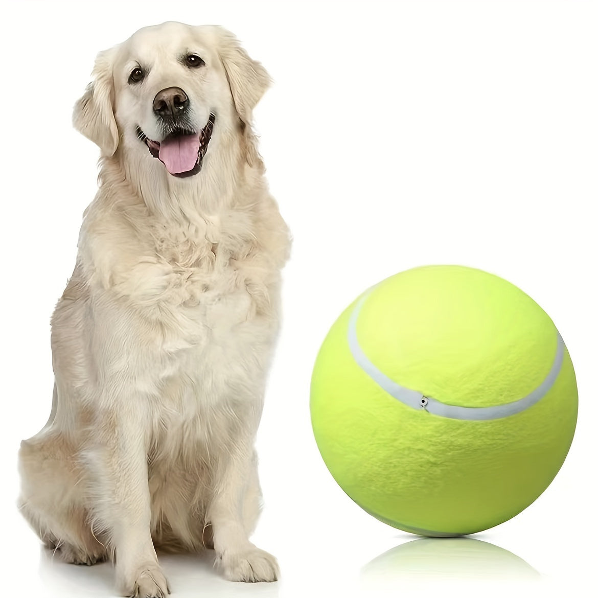 Palla da Tennis Extra Grande e Sostenibile per Cani – Ideale per Gioco e Attività all'Aperto