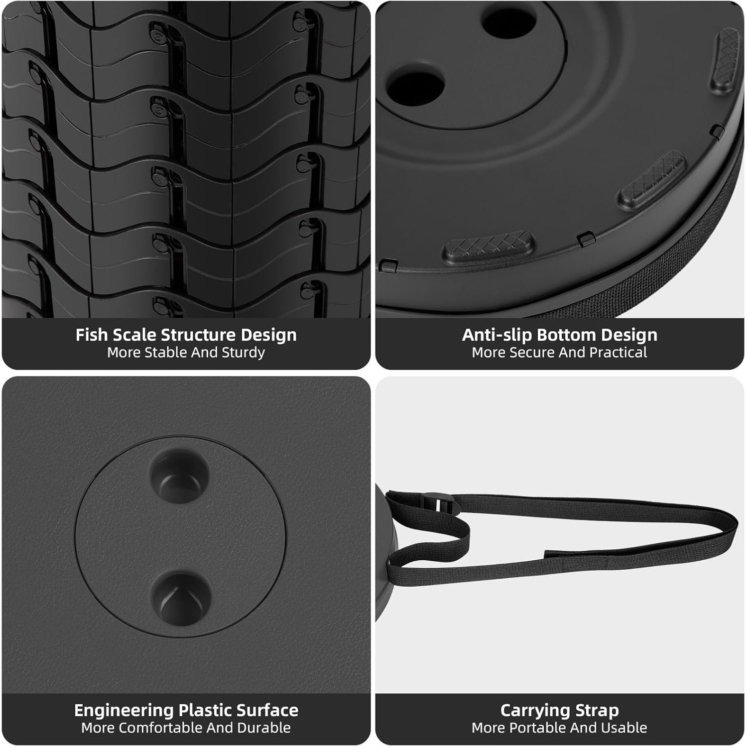 Sedia Pieghevole con Cinghia - Compatta e Robusta per Avventure all'Aperto