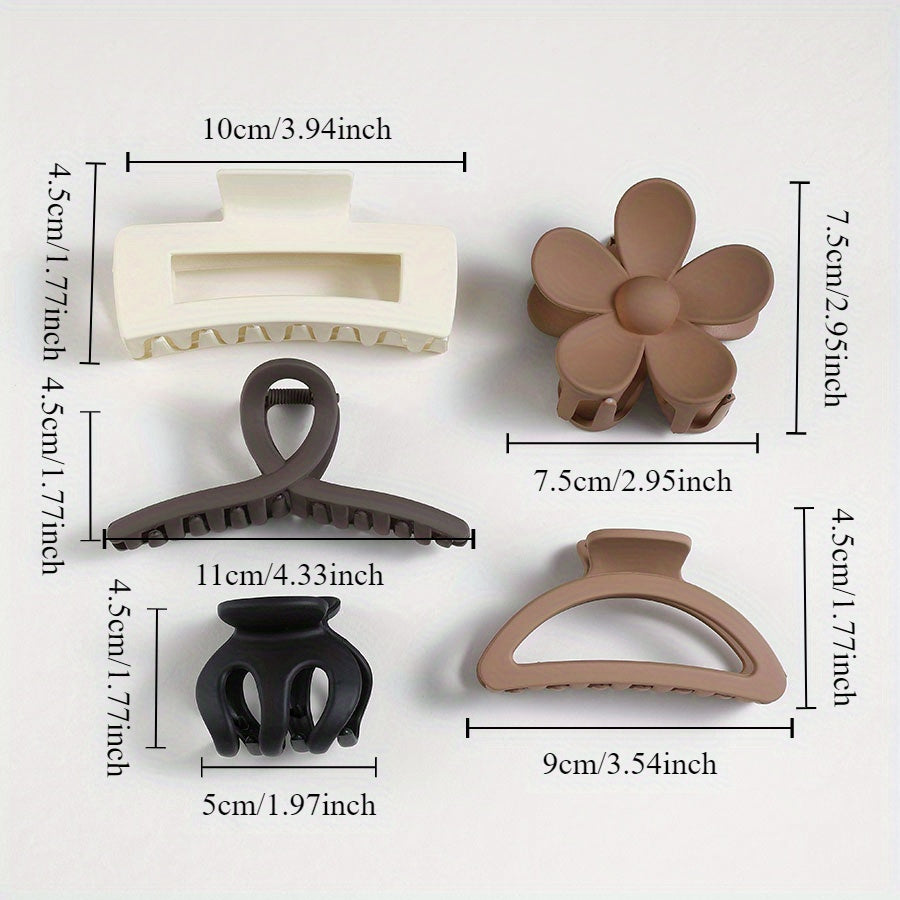 Set di Clip per Capelli Caramello Morbido – Clip Eleganti e Pratiche per Ogni Giorno