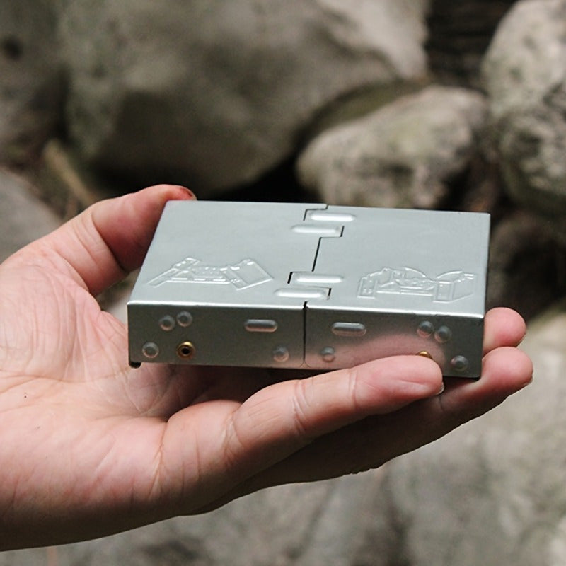 Set di Stufa da Campeggio Pieghevole - Durevole e Leggero per Avventure all'Aperto