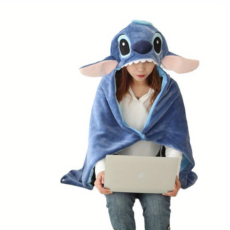 Disney Stitch Hoodie Coperta – Calda e Carina per Serate di Film Estive o Festività