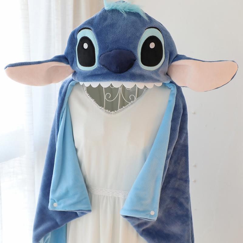 Disney Stitch Hoodie Coperta – Calda e Carina per Serate di Film Estive o Festività