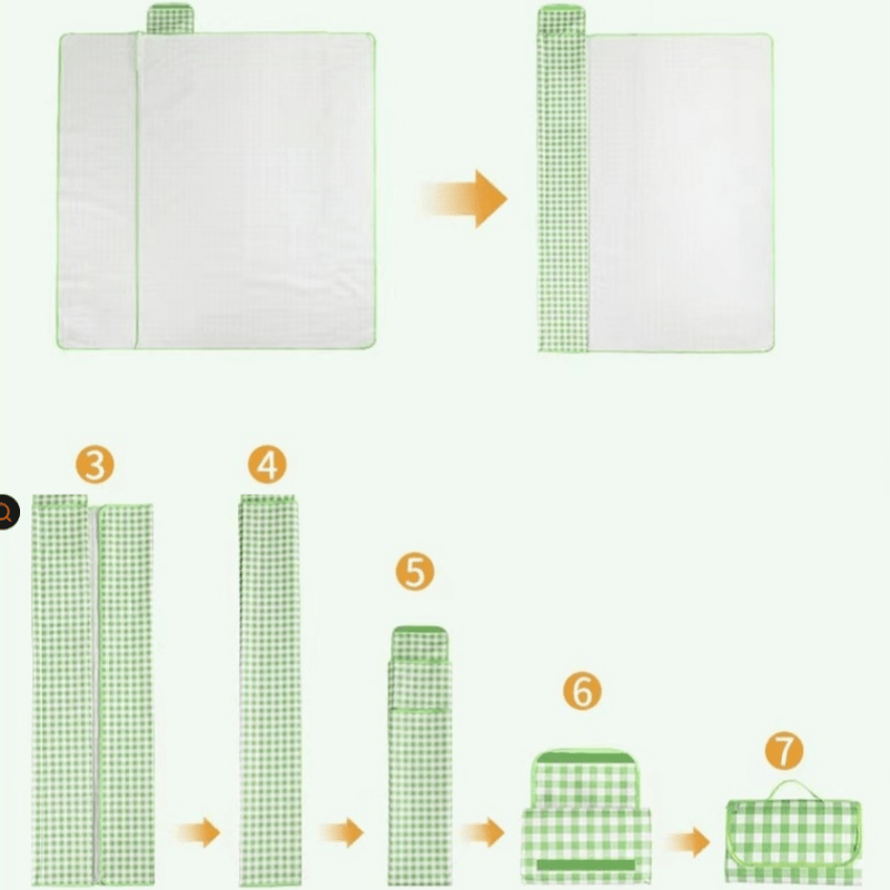 Coperta da Picnic Impermeabile e Pieghevole – Ideale per Campeggio, Spiaggia e Avventure all'Aperto