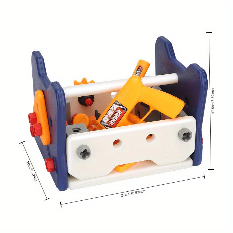 BuilderPro Set di Strumenti Educativi per Bambini - Per Costruire e Giocare Creativamente