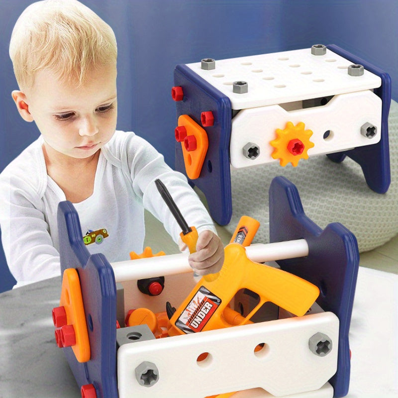 BuilderPro Set di Strumenti Educativi per Bambini - Per Costruire e Giocare Creativamente