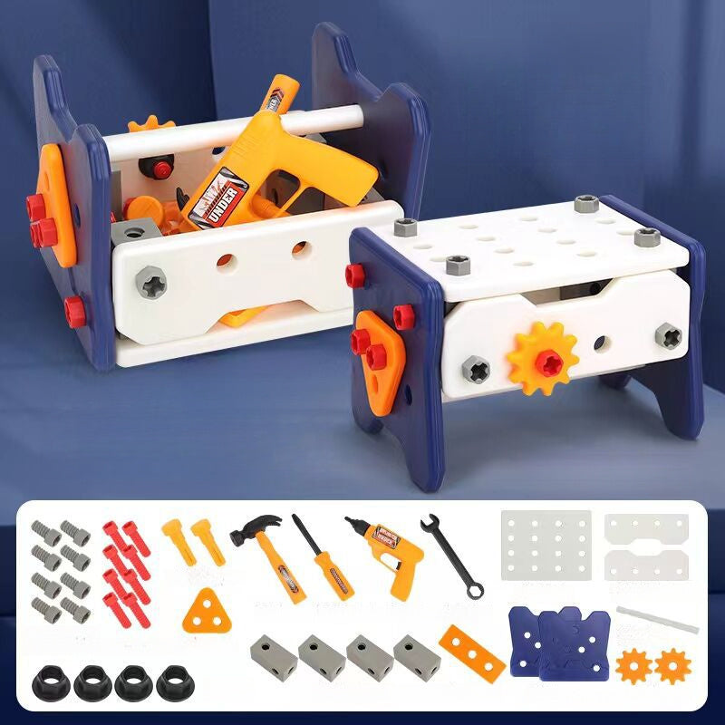 BuilderPro Set di Strumenti Educativi per Bambini - Per Costruire e Giocare Creativamente