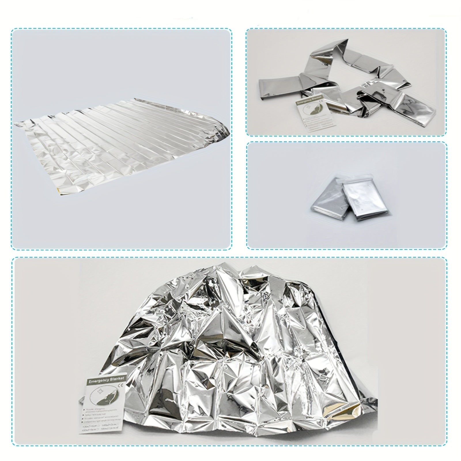 ThermoShield Coperta di Emergenza - Compatta e impermeabile, per un ottimale mantenimento del calore