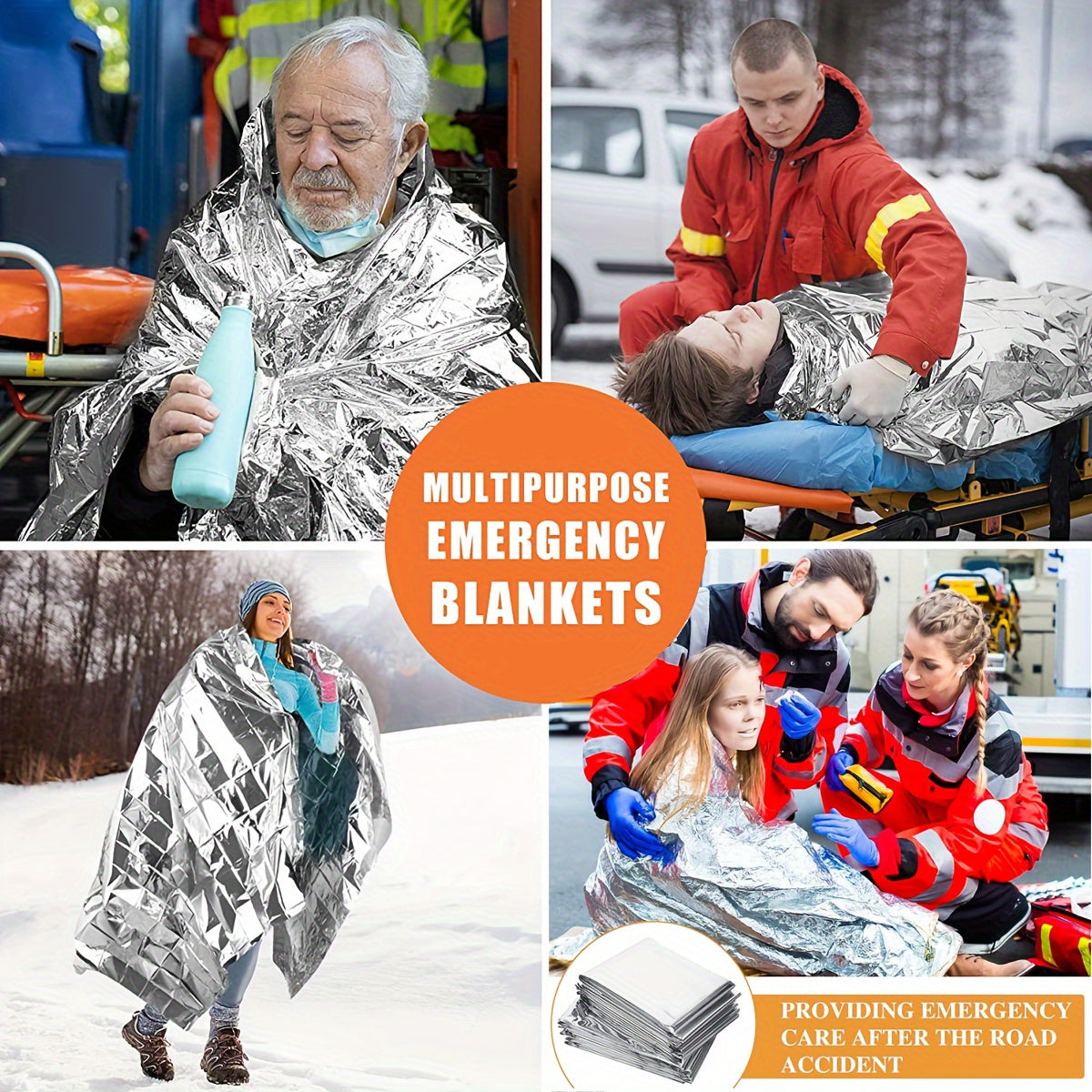 ThermoShield Coperta di Emergenza - Compatta e impermeabile, per un ottimale mantenimento del calore