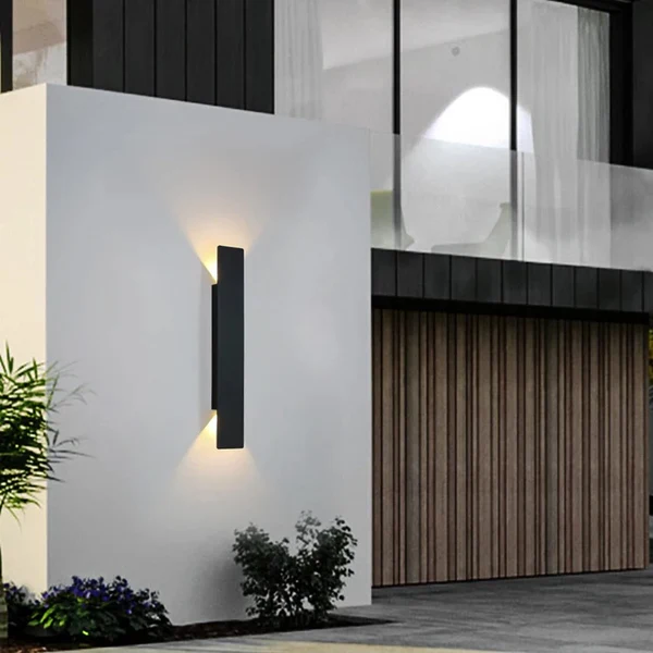 AquaLine LED Lampada da Parete Esterno – Design Elegante con Involucro Resistente alle Intemperie