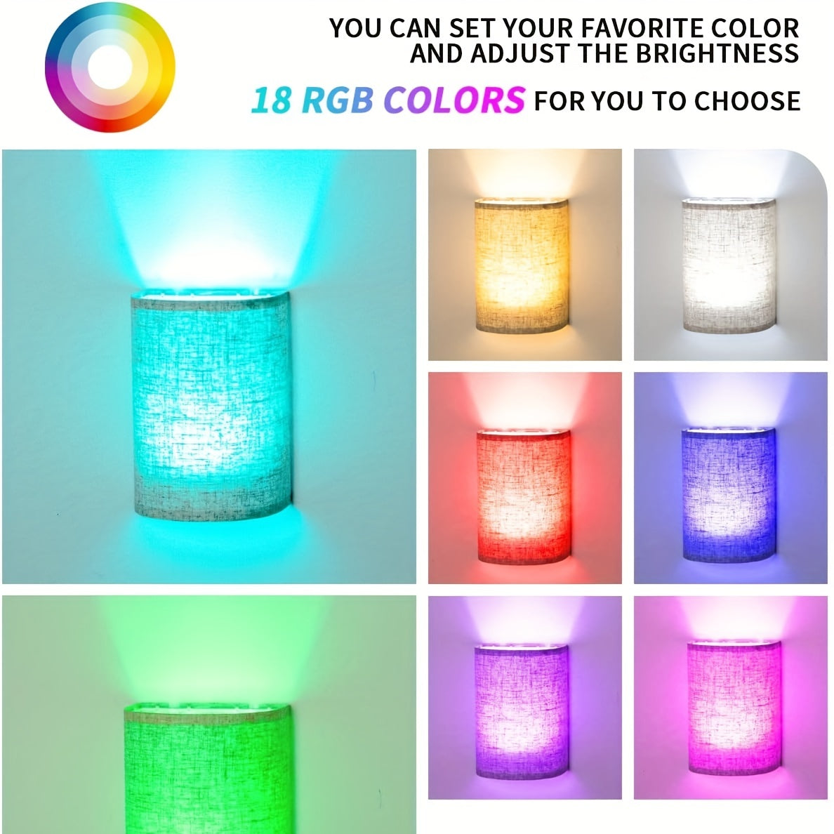 Set di Lampade da Parete Magnetiche - Illuminazione Atmosferica in Ogni Ambiente