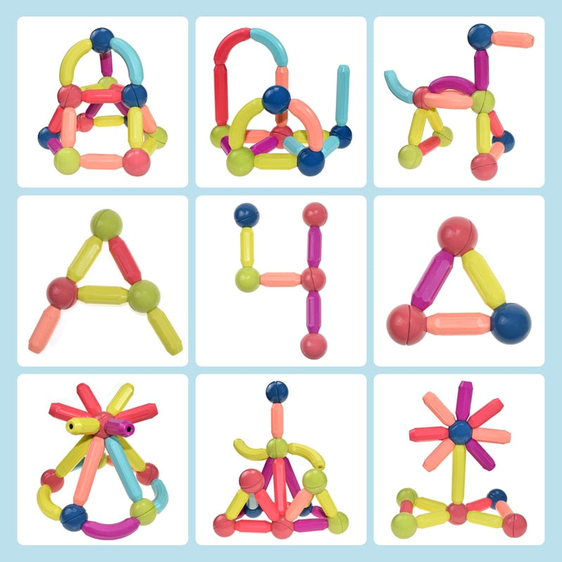 Bastoni Magnetici Magici - Sviluppa Creatività e Abilità