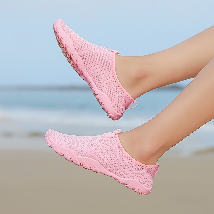 Scarpe da Acqua Velocemente Asciutte per Donna – Traspiranti e Antiscivolo per Attività di Spiaggia e Sport Acquatici