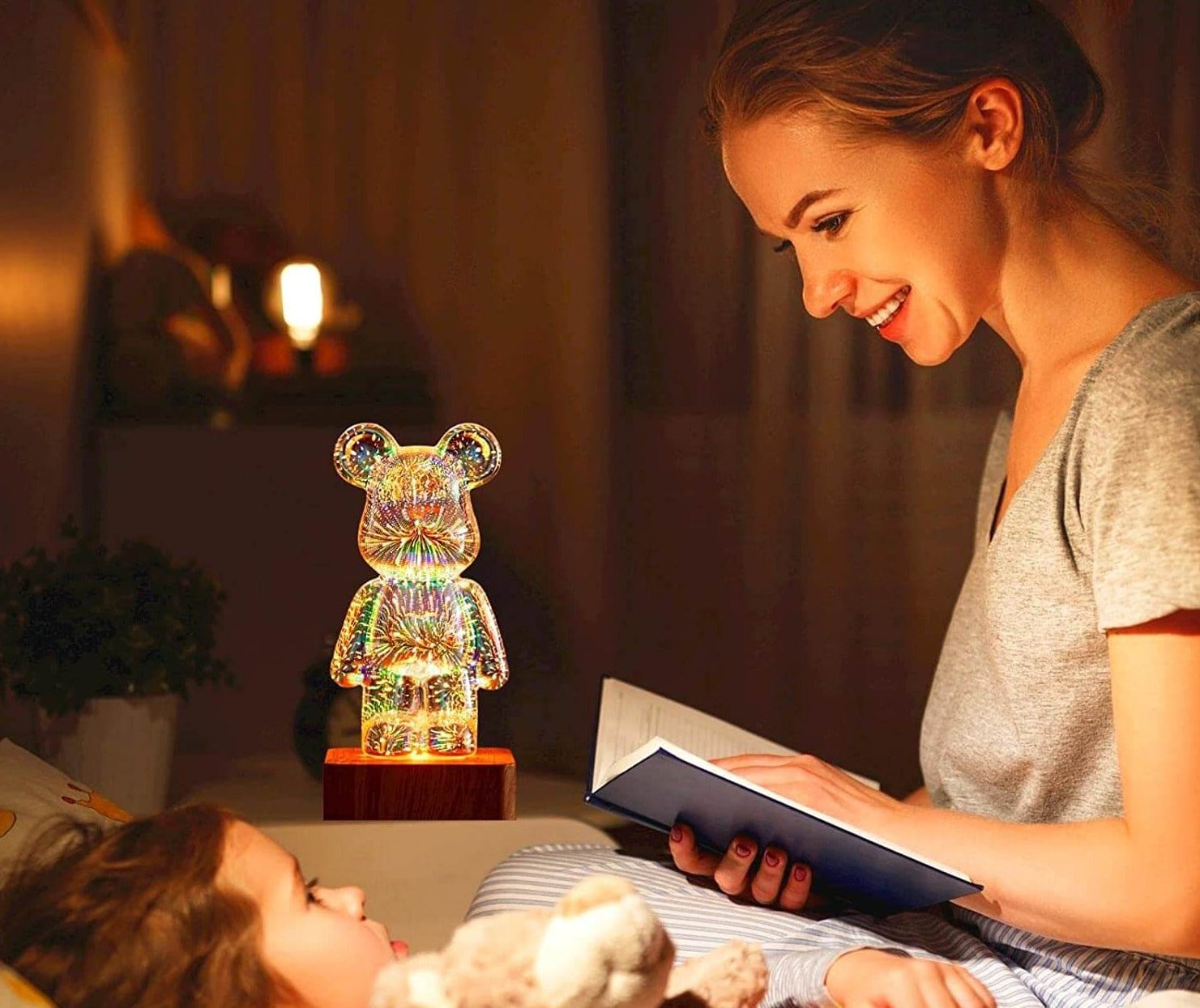 LumiBear - Lampada 3D Fuochi d'Artificio
