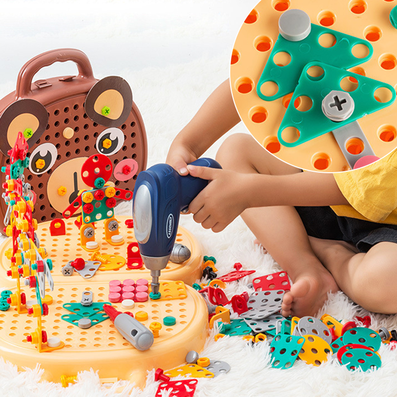 KidCreative Kit - Cassetta degli Attrezzi Completa per Creatività Illimitata