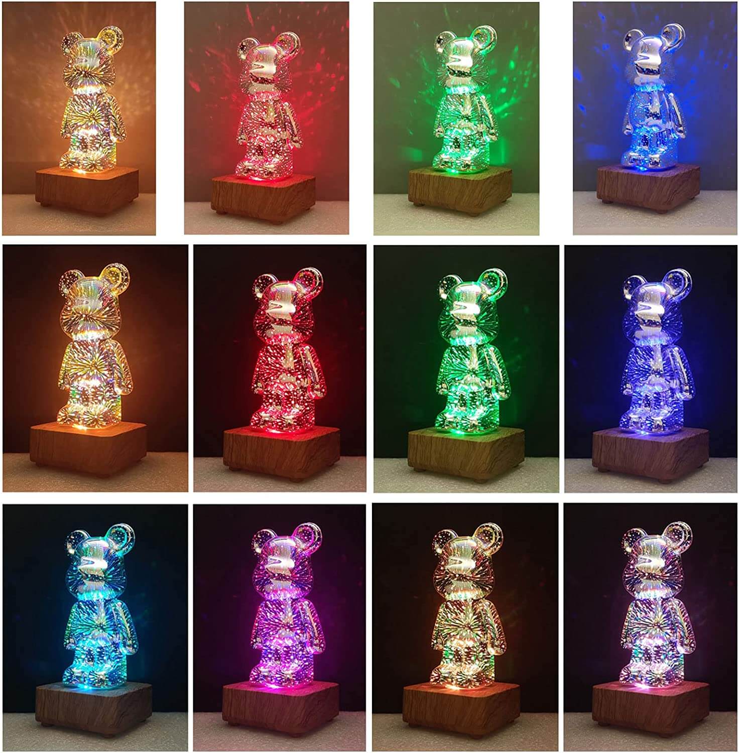 LumiBear - Lampada 3D Fuochi d'Artificio