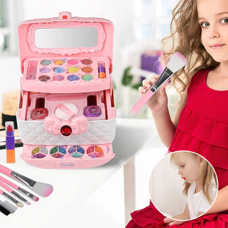 Valigia Bellezza Principessa – Set di Trucco Magico per Piccole Icone di Stile