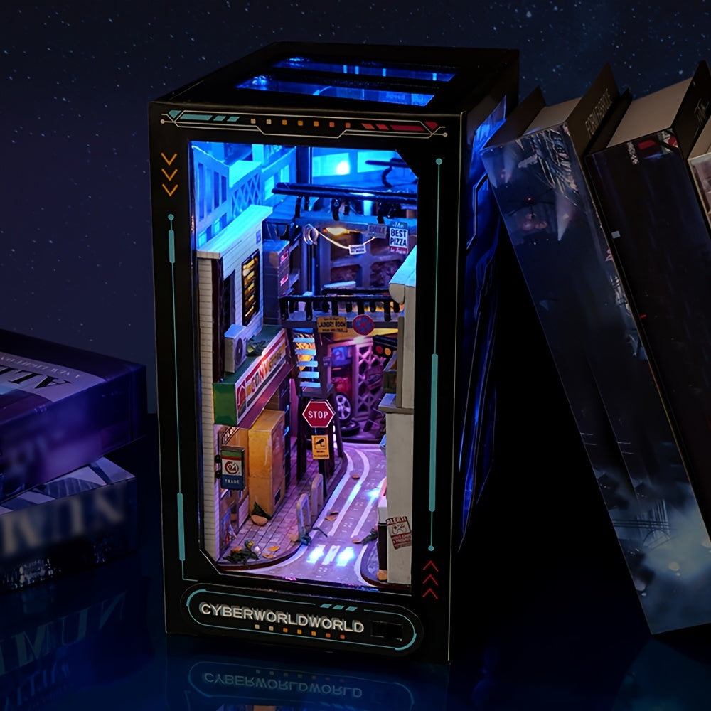 Kit Cabin DIY Cyberpunk – Modello 3D per Decorazione della Casa con Illuminazione